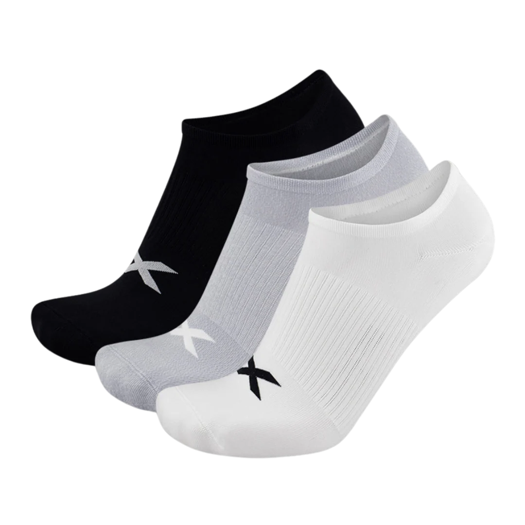 2XU - Invisible Sock 3 Pack - Three/Colour