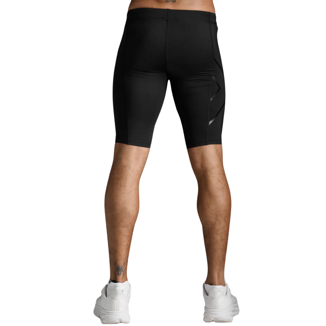 2XU - Men's Core Compression Shorts - Black/Black - Image 3