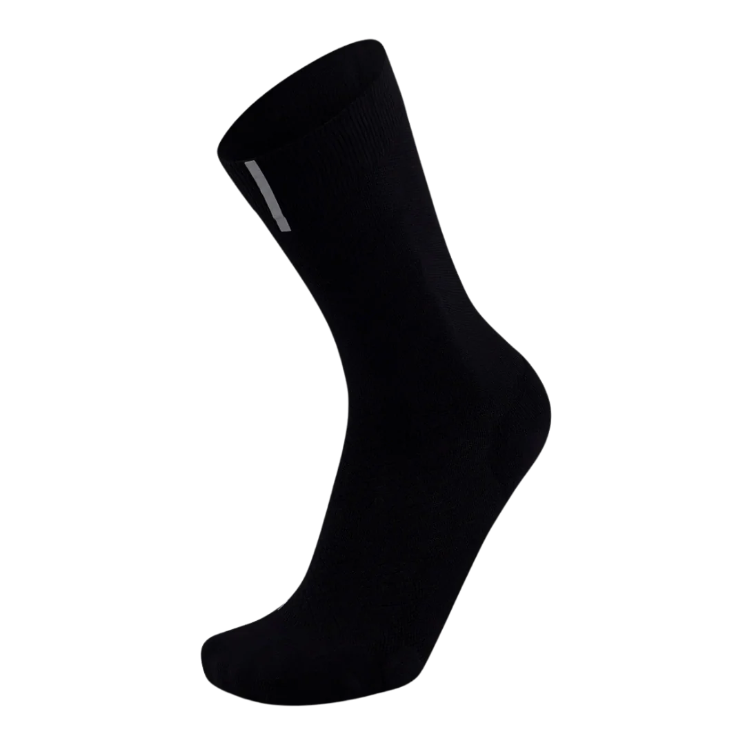 2XU - Vectr Reflective Crew Socks - Black/Silver Reflective