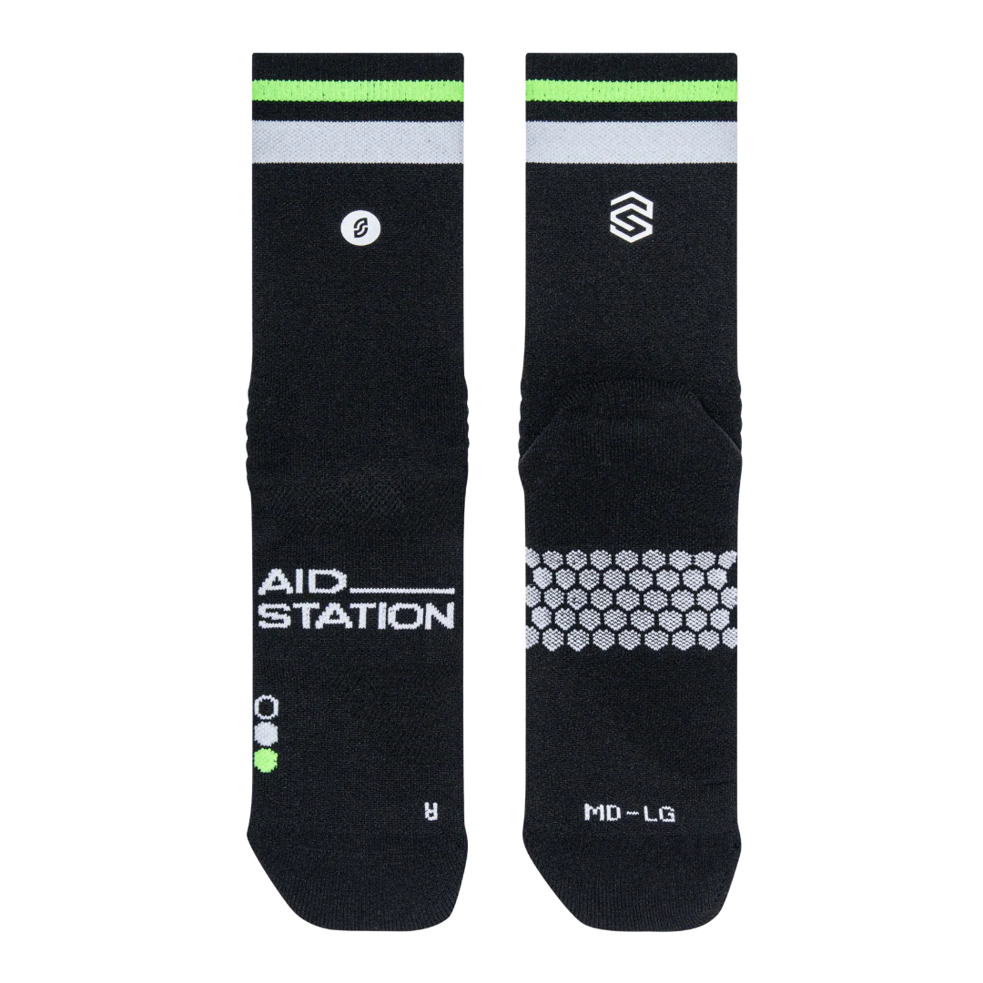Aid Station - SHYU Racing Socks - Black - Image 2