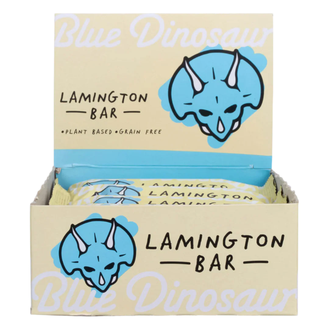 Blue Dinosaur - Energy Bar - Lamington - Image 3