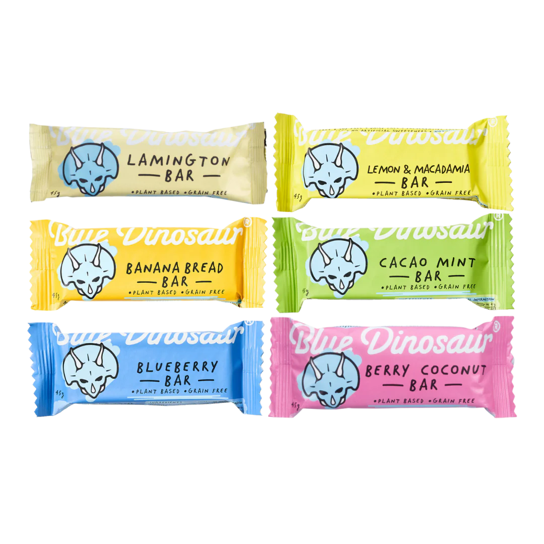 Blue Dinosaur - Energy Bar - Variety Pack