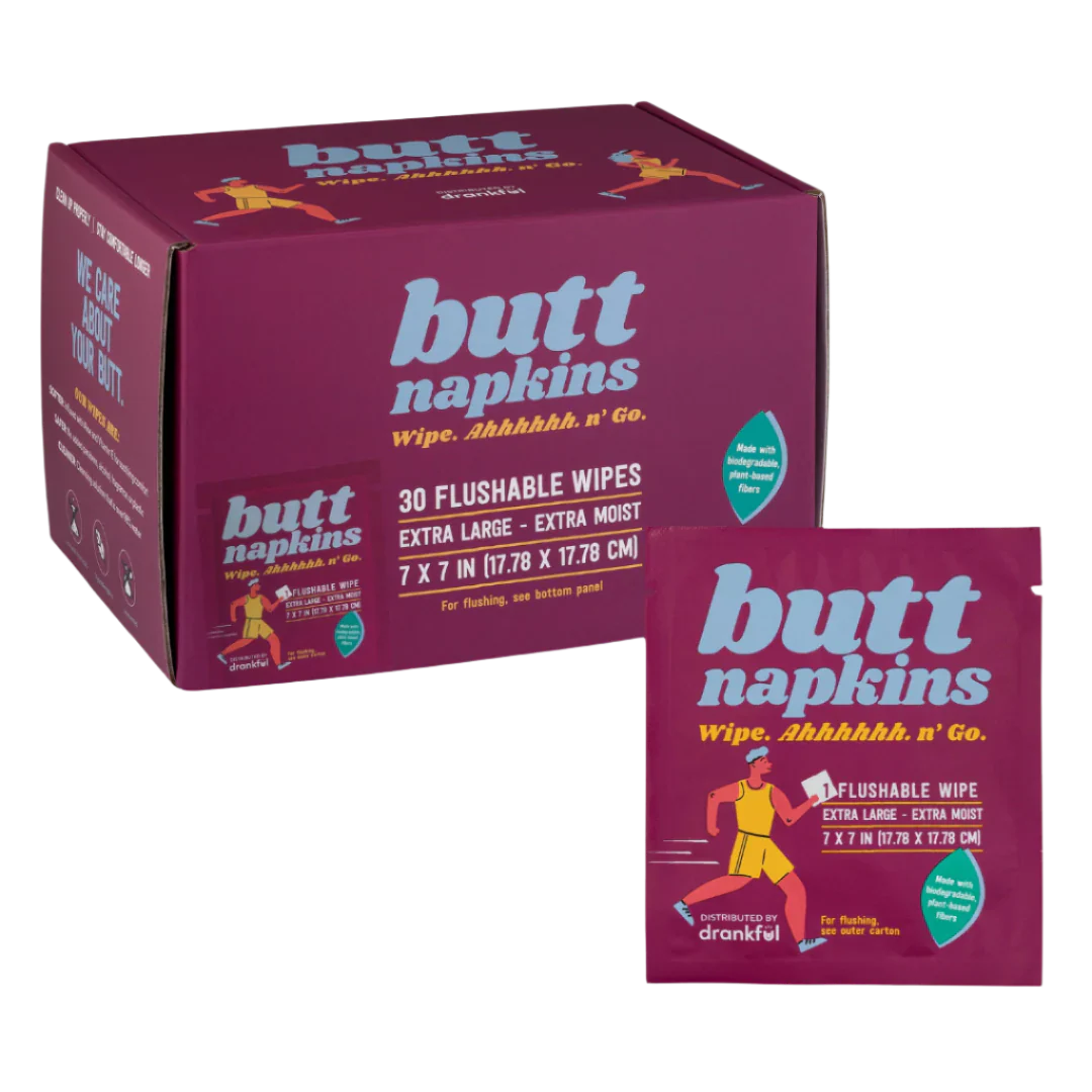 Butt Napkins - Butt Napkins - 30 Pack