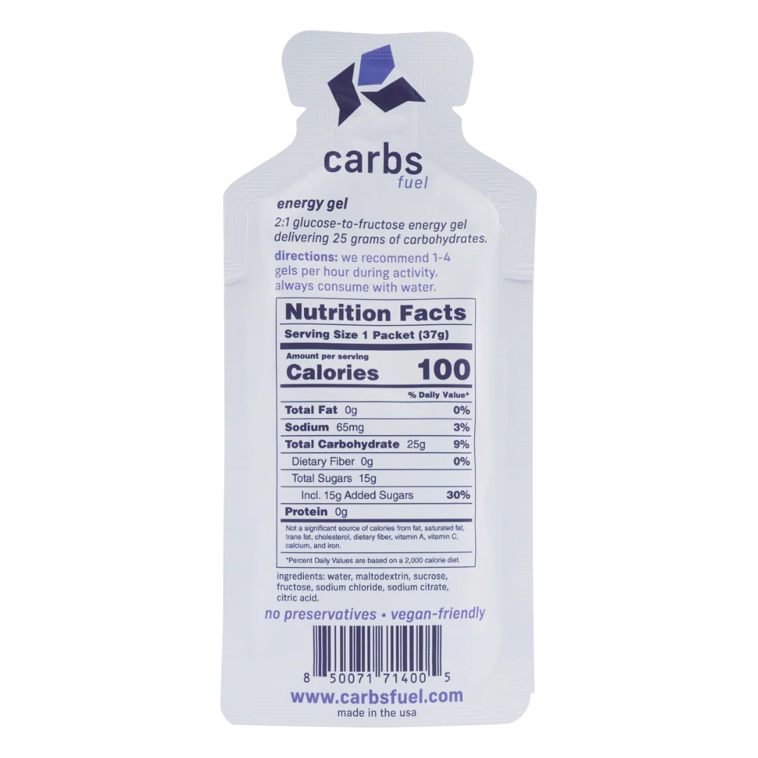 Carbs Fuel - Energy Gel - Original 25g - Image 3