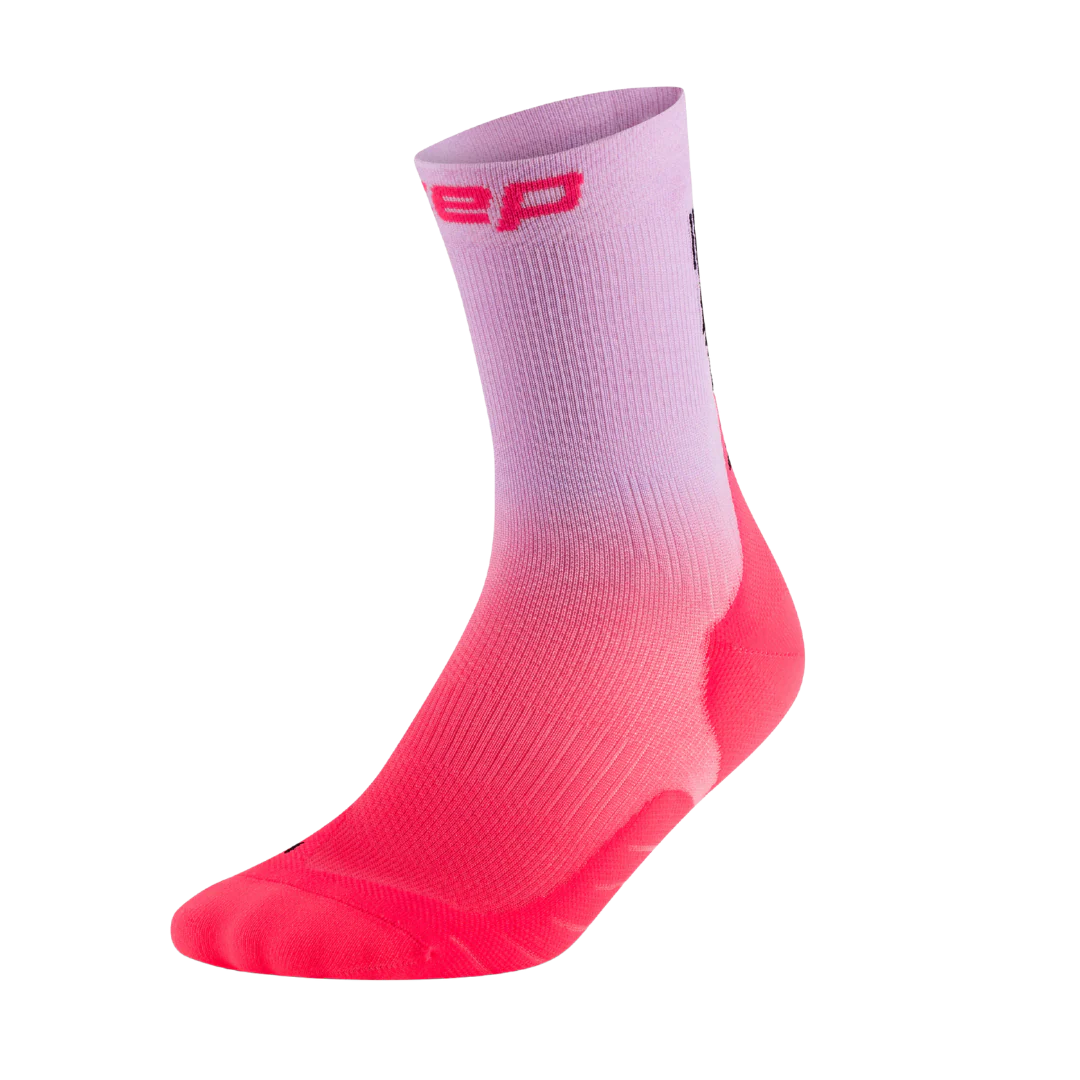 CEP - Men's Gradient Core Run Edt Mid Cut - Pink/Lilac Fade - Image 2