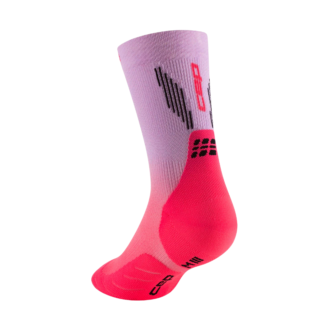 CEP - Men's Gradient Core Run Edt Mid Cut - Pink/Lilac Fade - Image 3