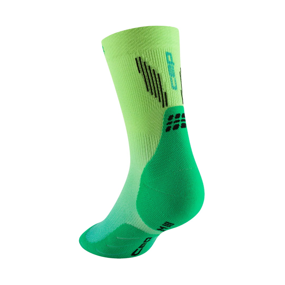 CEP - Men's Gradient Core Run Edt Mid Cut - Green/Lime Fade - Image 3