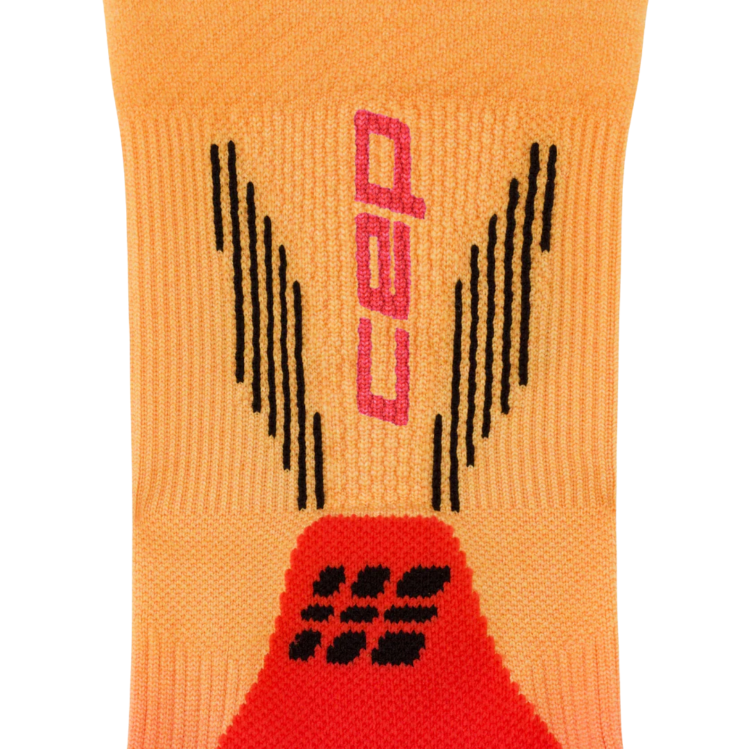CEP - Men's Gradient Core Run Edt Mid Cut - Red/Marigold Fade - Image 4