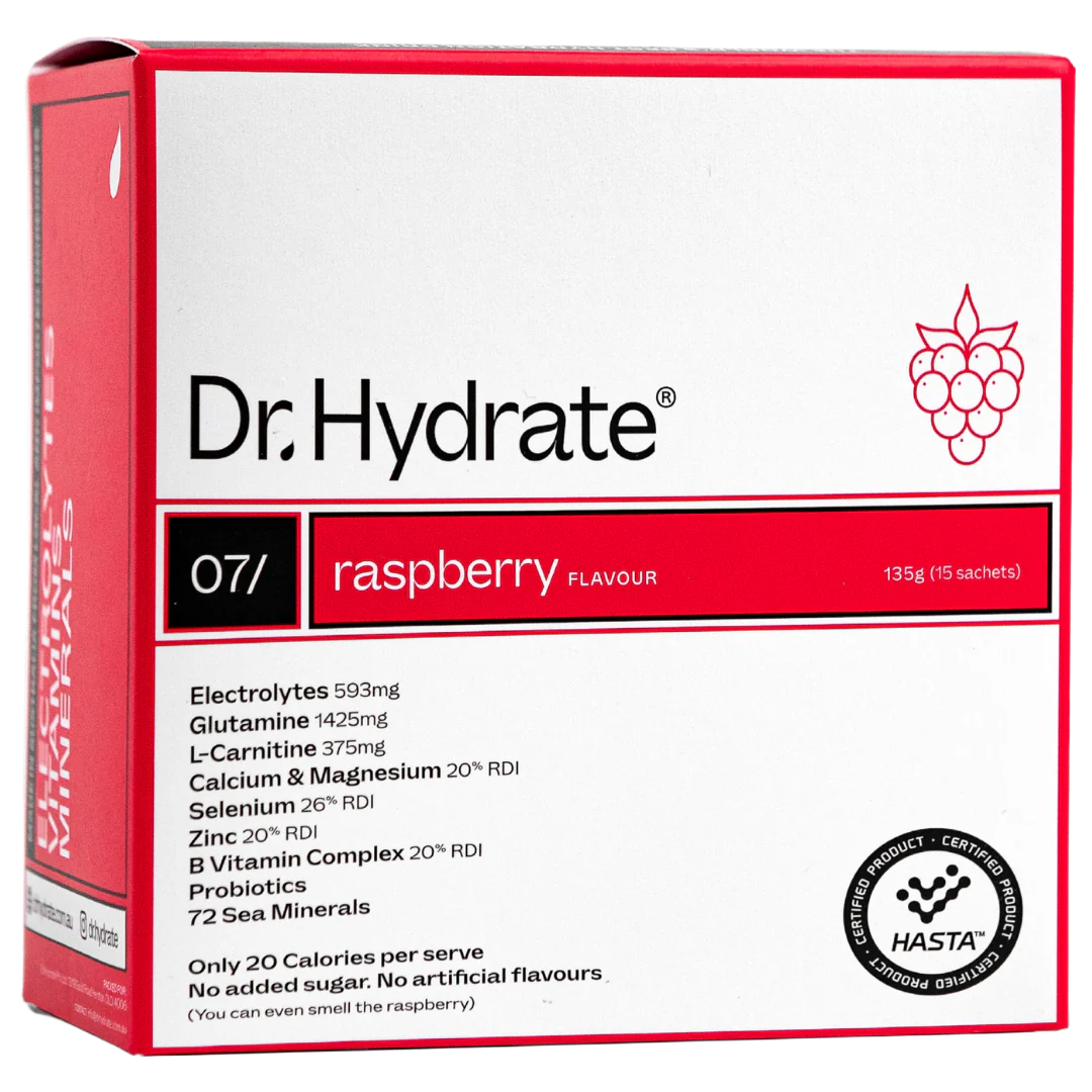 Dr. Hydrate - All-In-One Drink Sachet Box - Raspberry