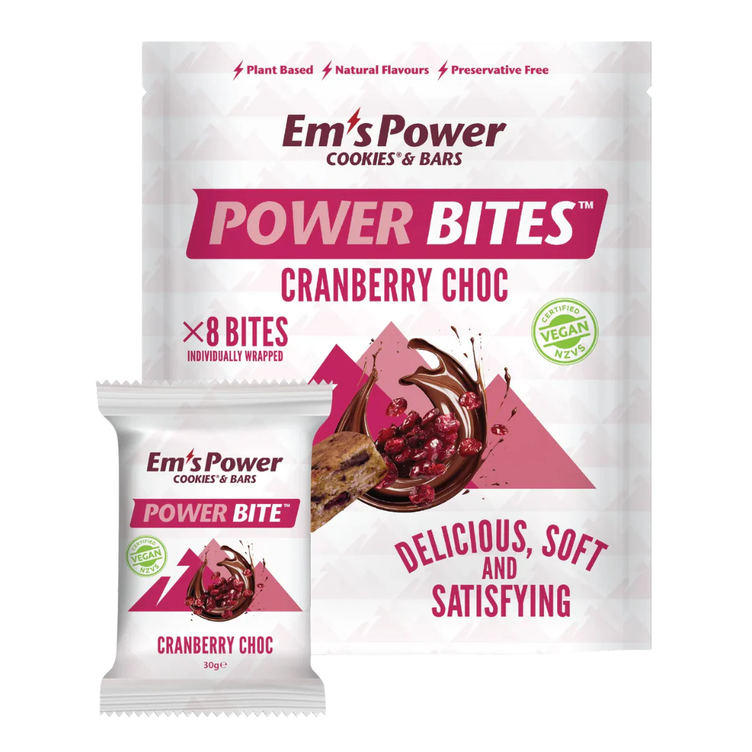 Em's Power Cookies - Power Bites - Cranberry Choc (Vegan)