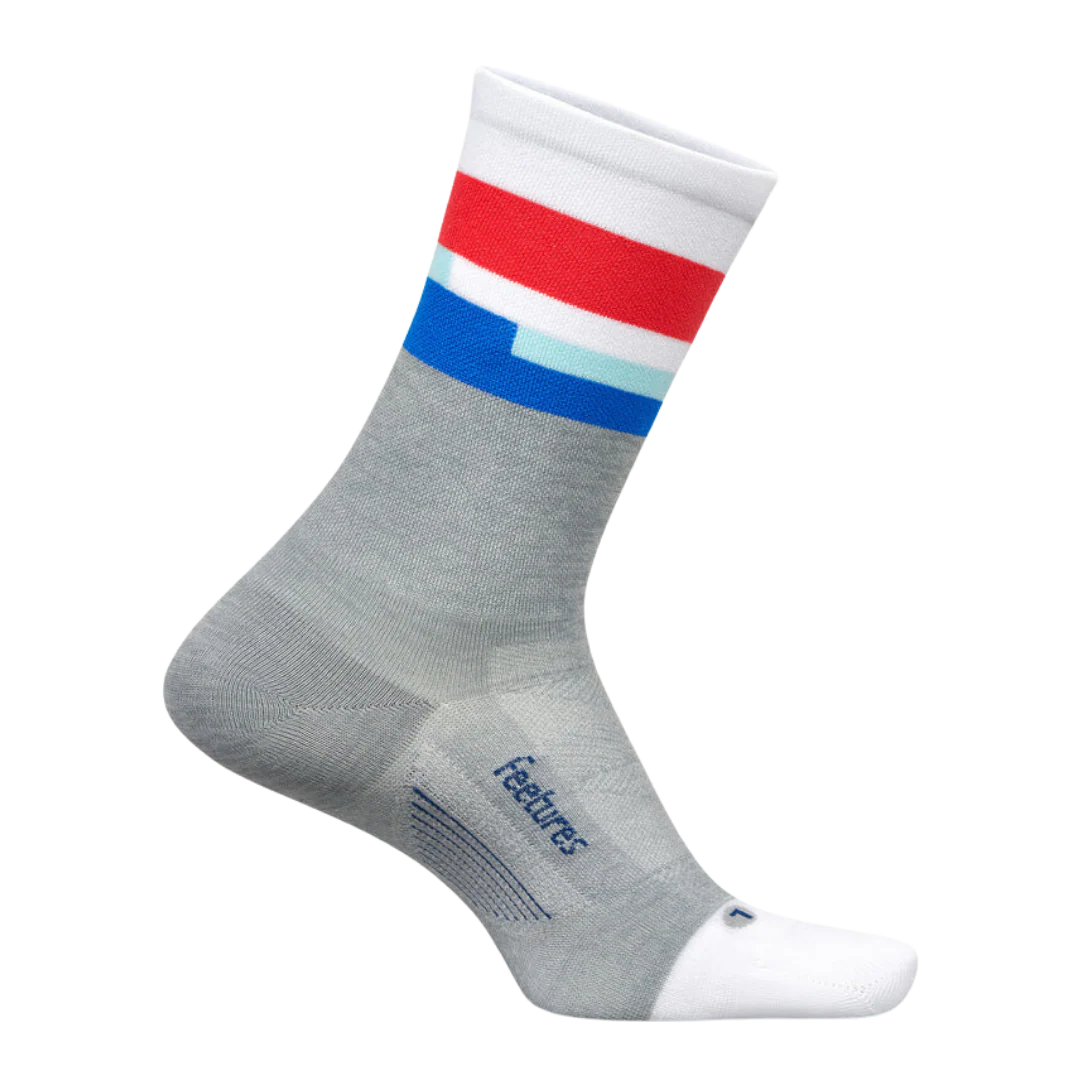 Feetures - Elite Ultra Light Cushion Mini-Crew - Mission Gray