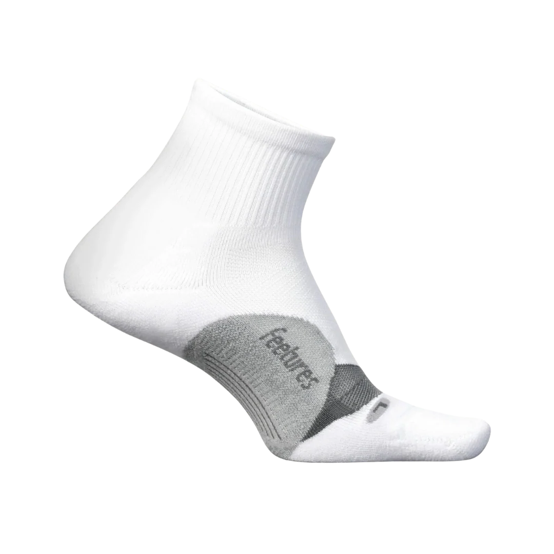 Feetures - Elite Ultra Light Cushion Quarter - White