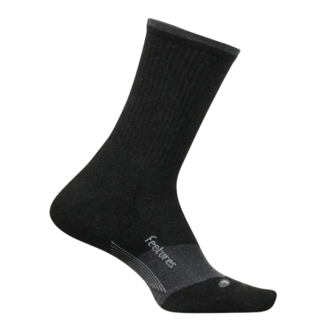 Feetures - Trail Max Cushion Mini Crew - Charcoal