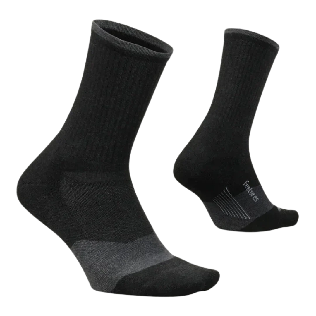 Feetures - Trail Max Cushion Mini Crew - Charcoal - Image 2
