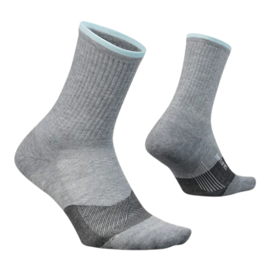 Feetures - Trail Max Cushion Mini Crew - Light Gray - Image 2