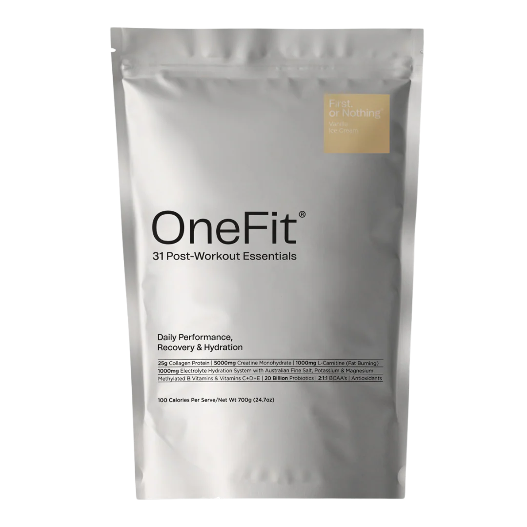 First. or Nothing - OneFit Collagen Protein Pouch - Vanilla Ice Cream