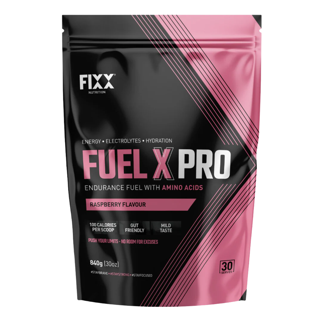 Fixx Nutrition - Fuel X Pro Endurance Drink Mix Bag - Raspberry (840g) - Image 2
