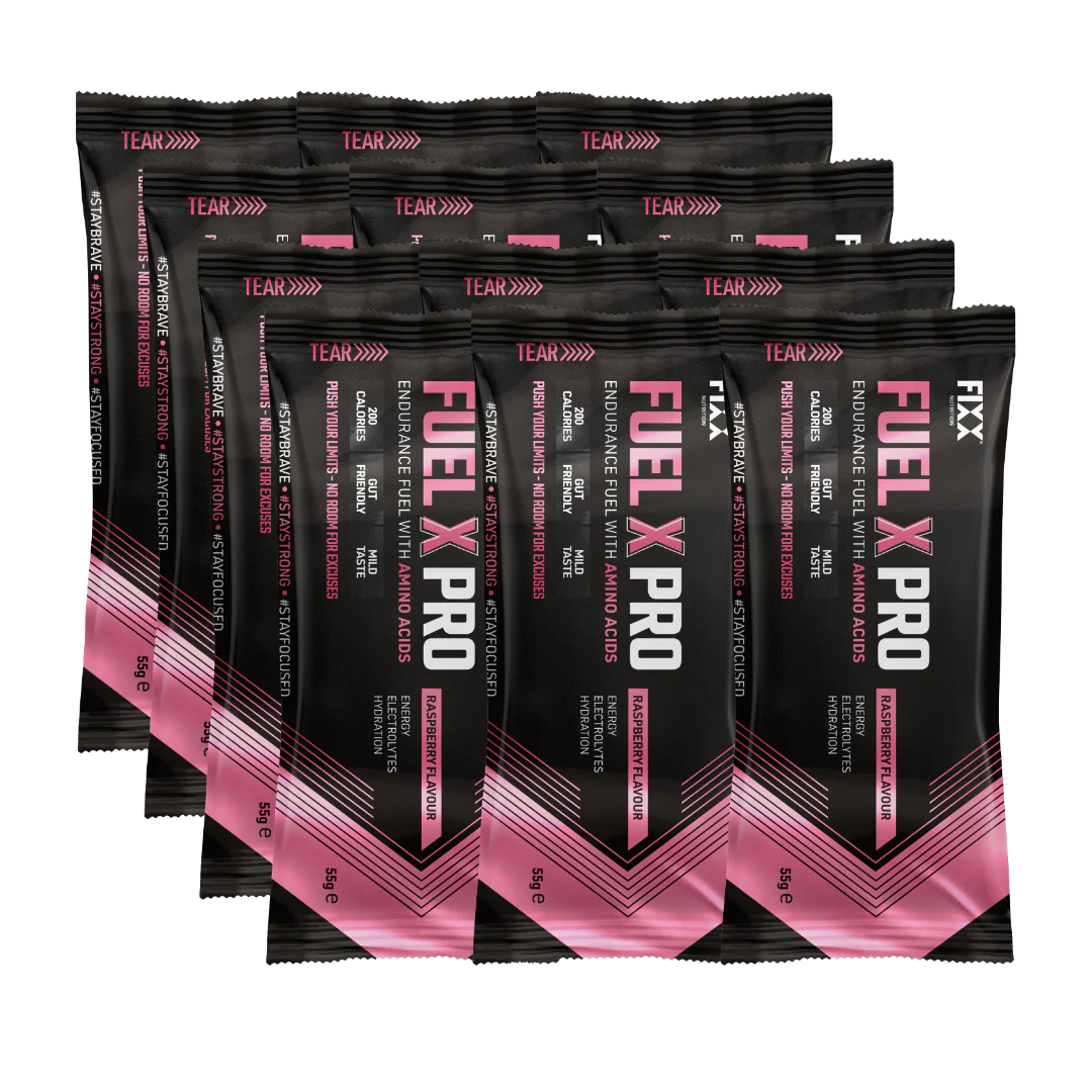 Fixx Nutrition - Fuel X Pro Endurance Fuel Sachets - Raspberry - Image 3
