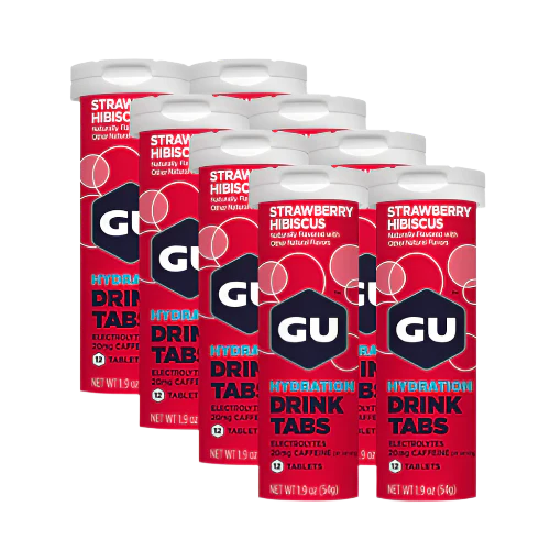 GU Energy - Hydration Drink Tabs - Strawberry Hibiscus (with caffeine) - Image 3