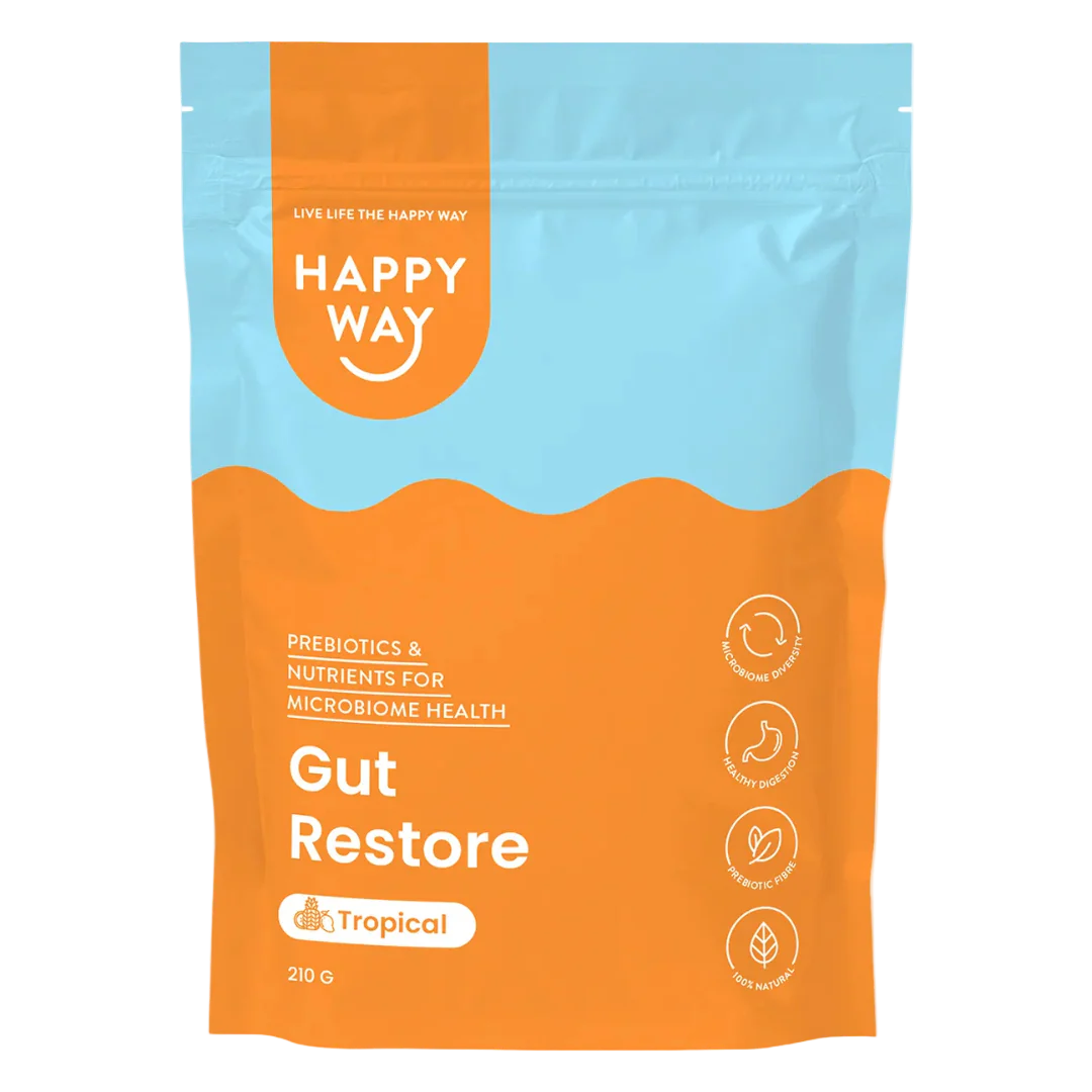 Happy Way - Gut Restore Powder 210g - Tropical