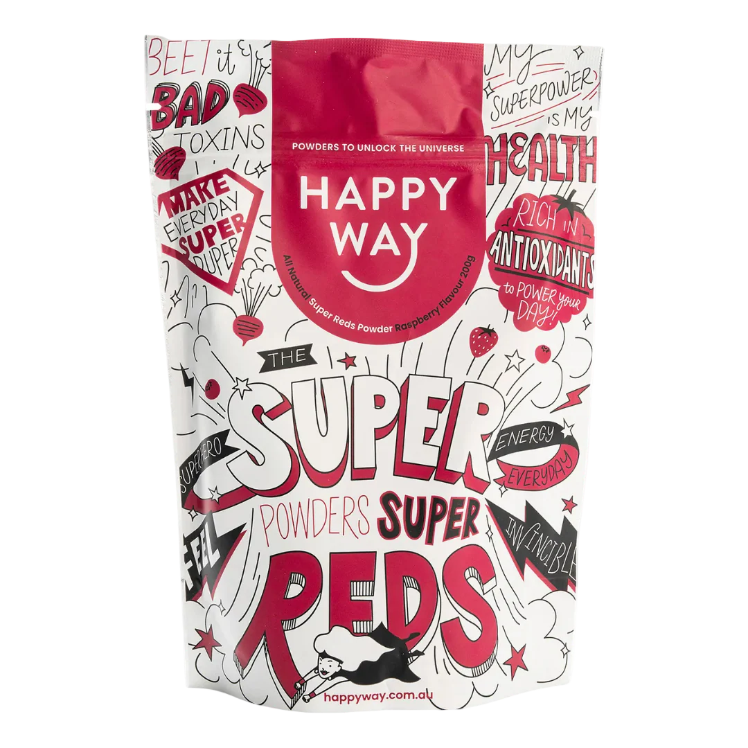 Happy Way - Super Reds Powder 200g - Raspberry
