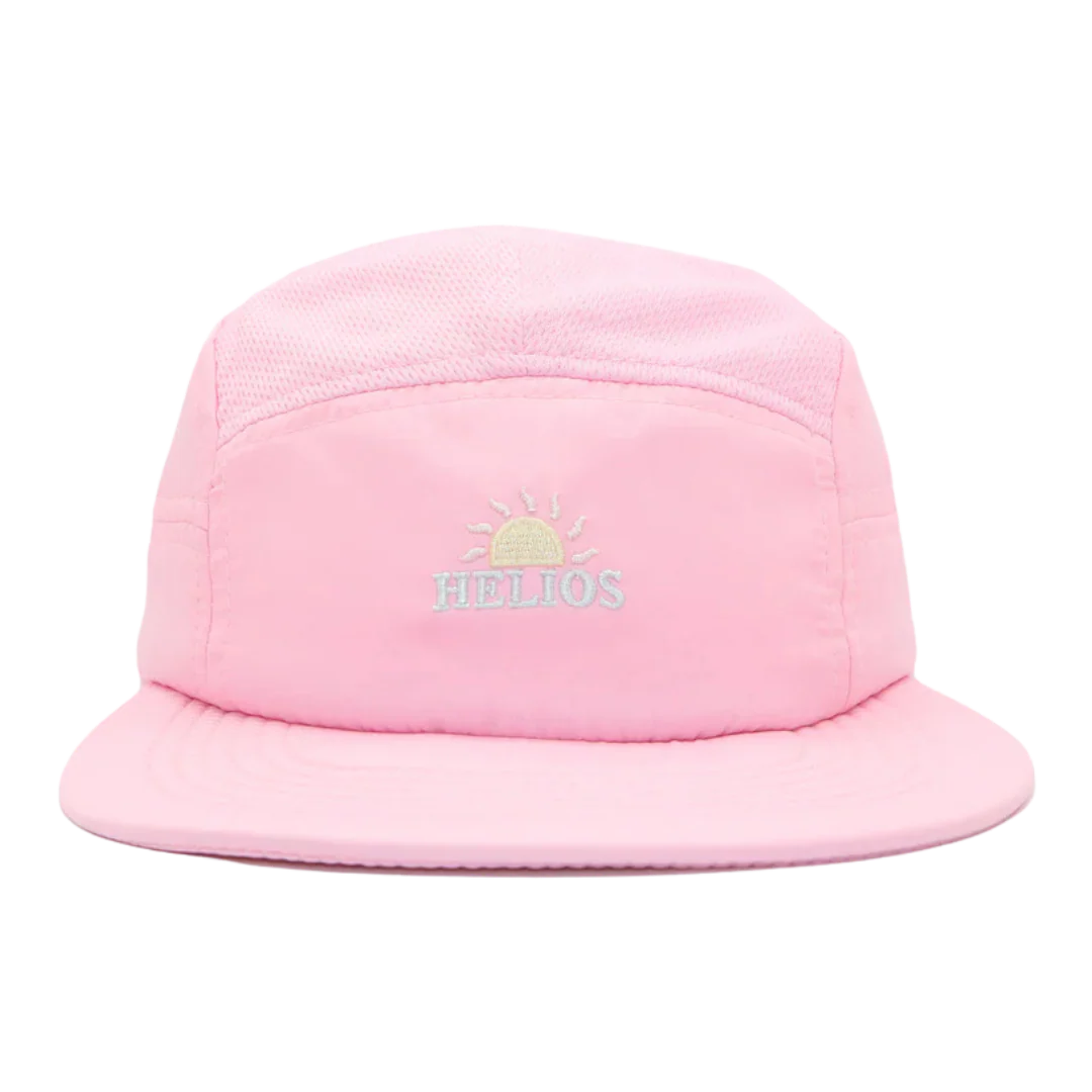 Helios - Ultralight 7 Panel Soft Brim Running Cap - Pink