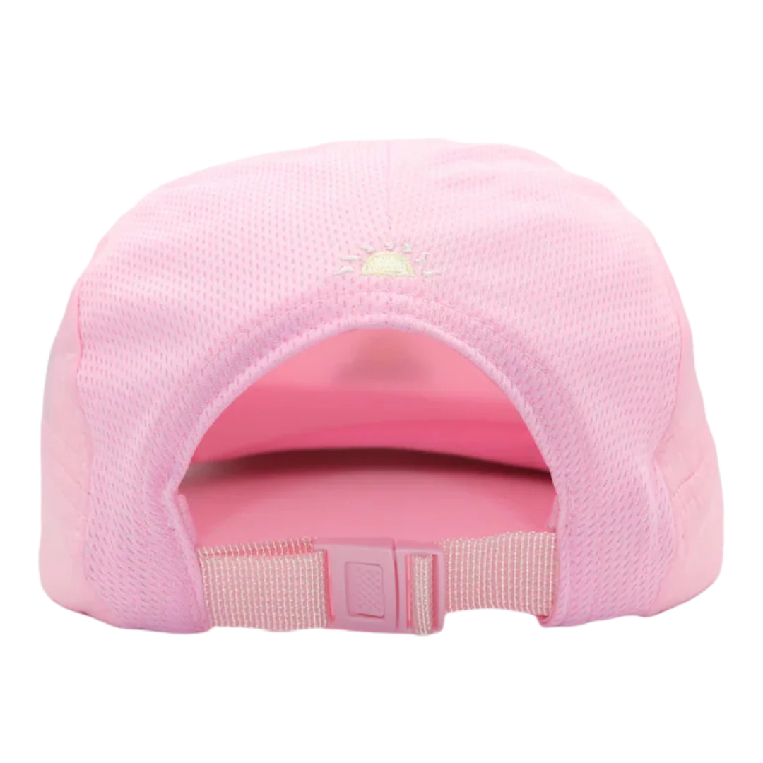 Helios - Ultralight 7 Panel Soft Brim Running Cap - Pink - Image 3