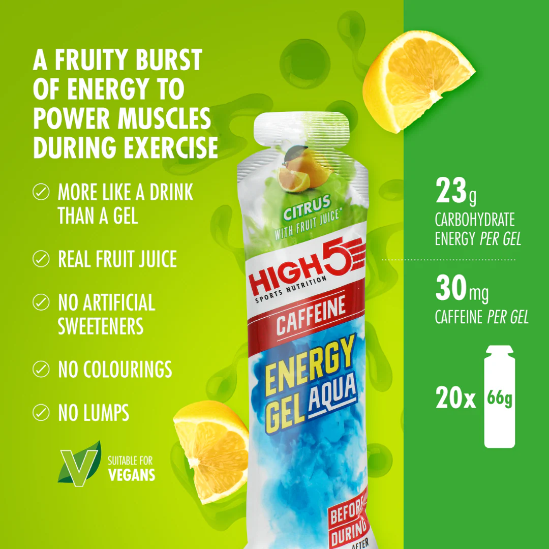 High5 - Energy Gel Aqua - Citrus (with caffeine) - Image 5