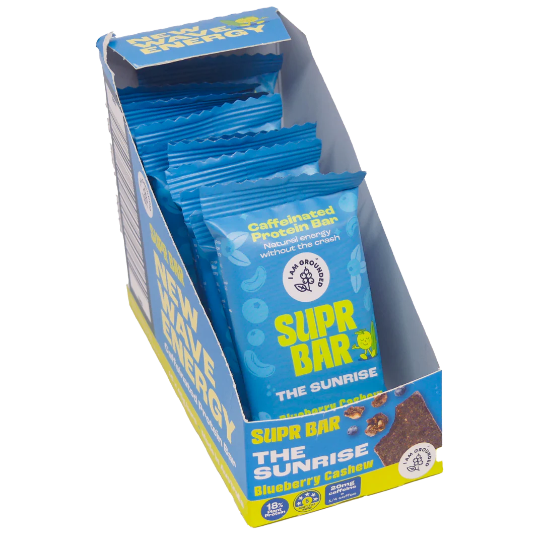 I Am Grounded - SUPR Bar - Blueberry & Cashew (with caffeine) - Image 3