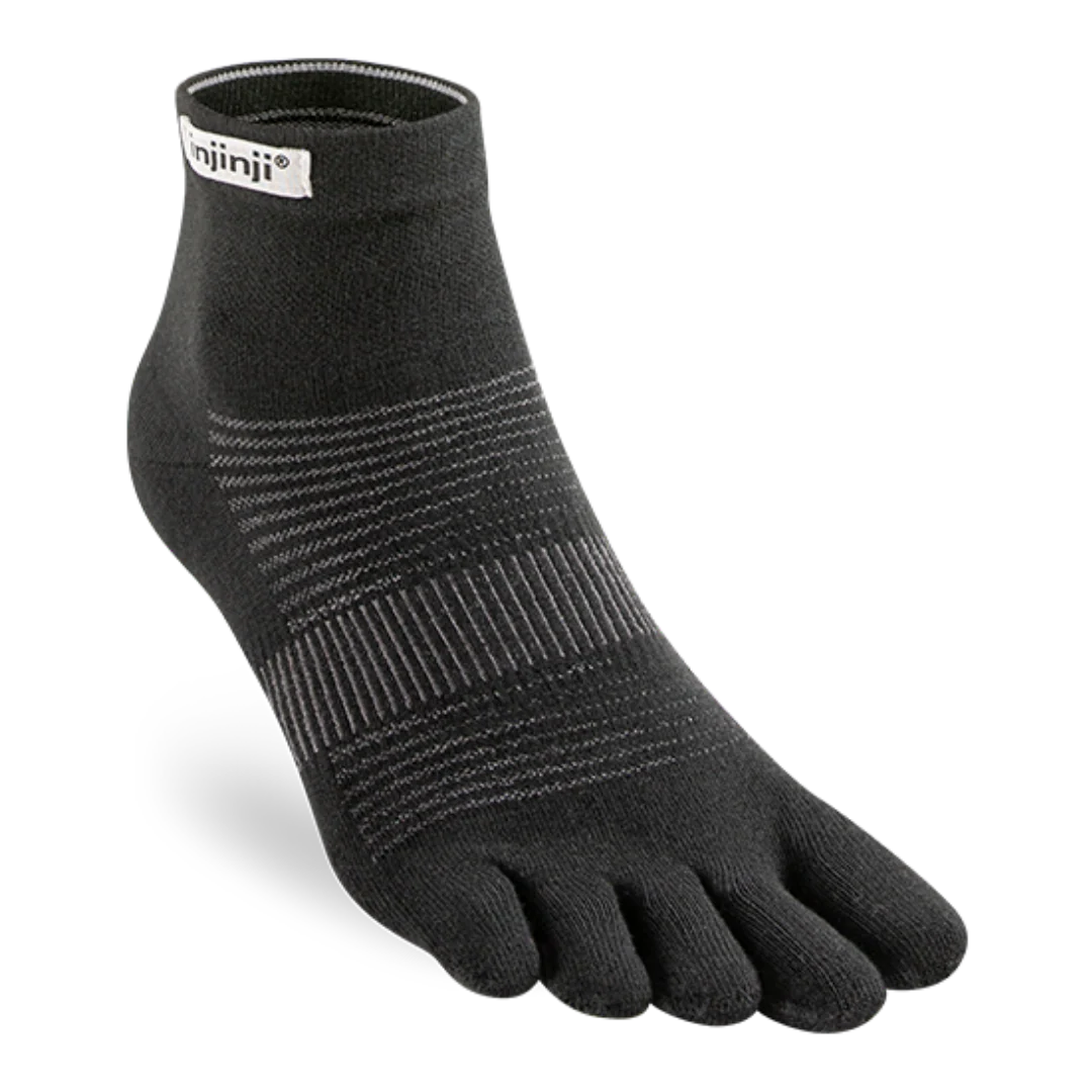 Injinji - Run Lightweight Mini-Crew - Black