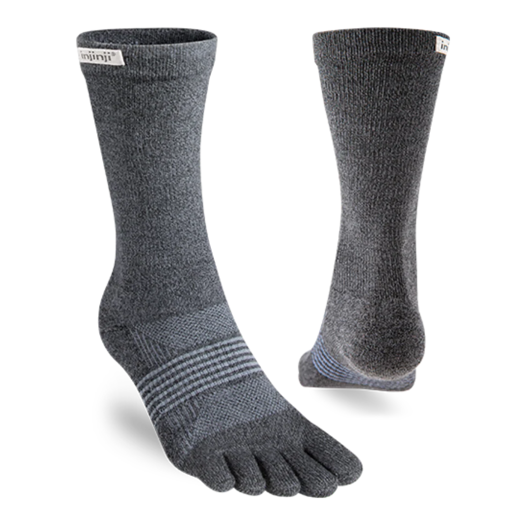 Injinji - Women's Trail Midweight Crew - Granite - Image 2