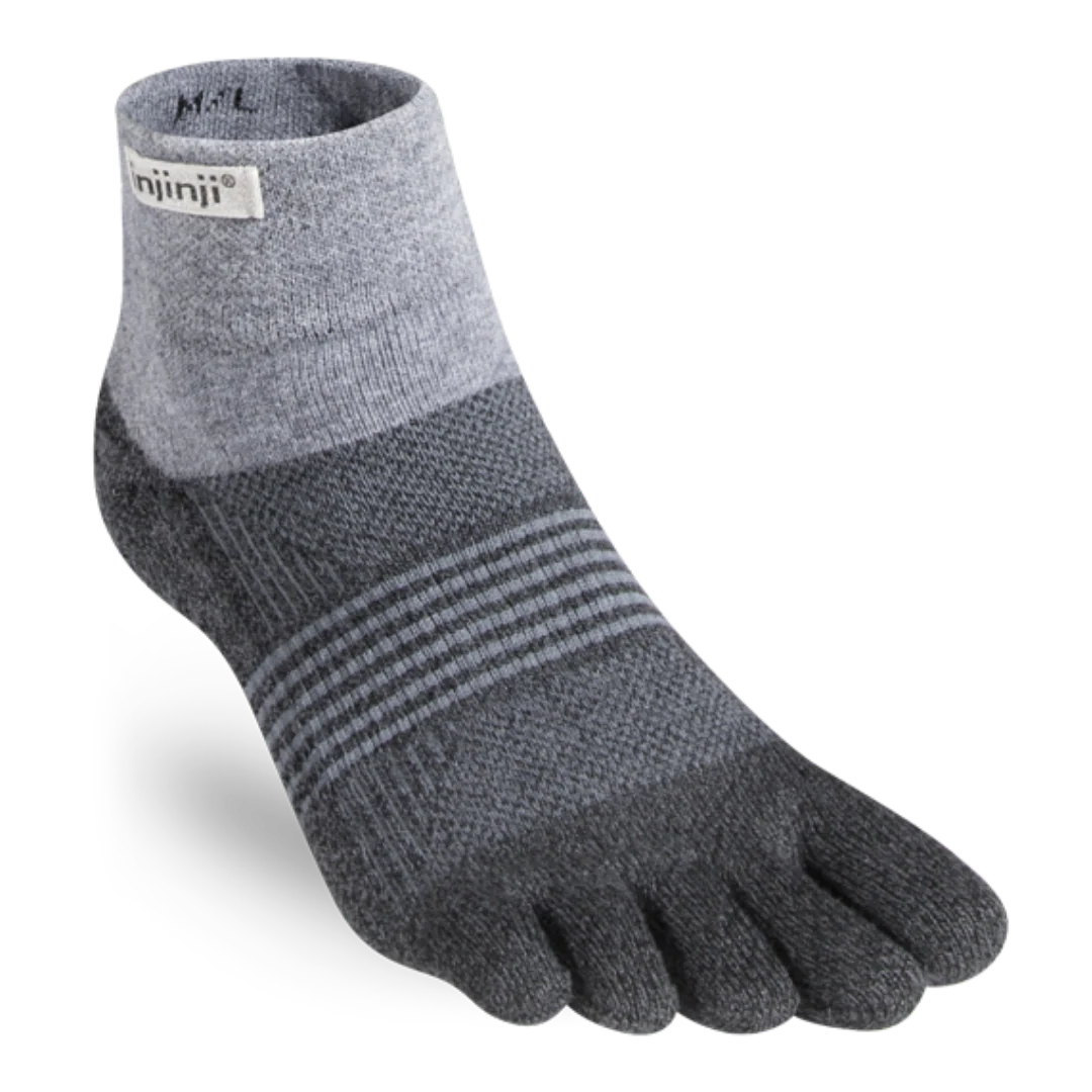 Injinji - Women's Trail Midweight Mini-Crew - Granite