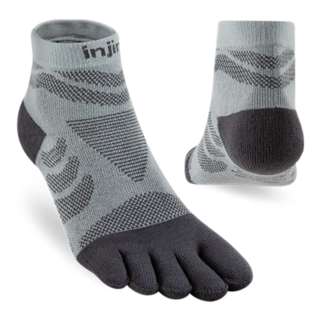 Injinji - Women's Ultra Run Mini-Crew - Slate - Image 2
