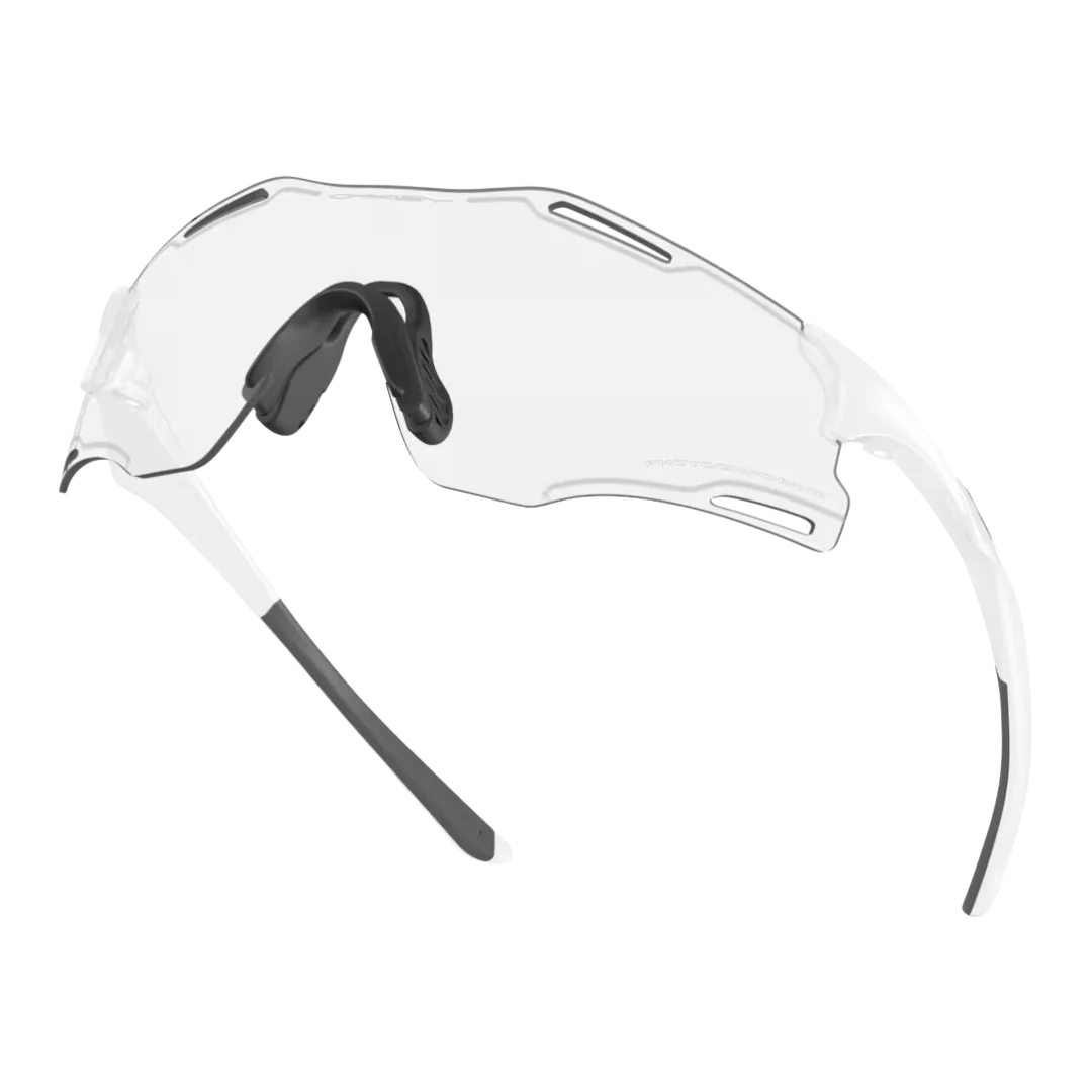 Oakley - Cybr Zero - Matte White (Clear Photochromic) - Image 4