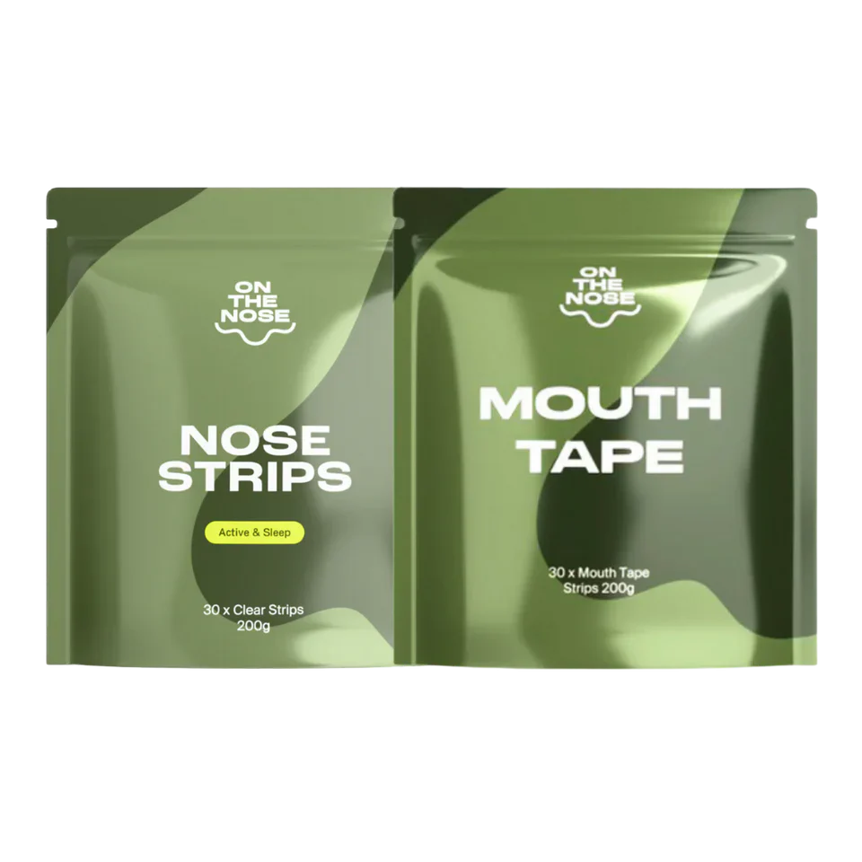 On The Nose - Nose Strips & Sleep Mouth Tape Pack