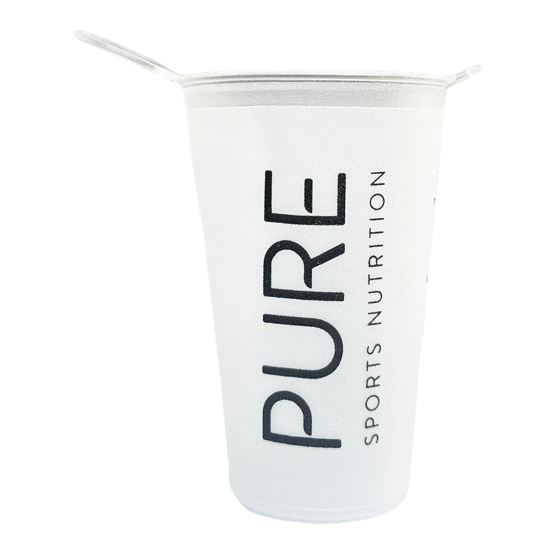 PURE Sports Nutrition - Collapsible Soft Cup - White