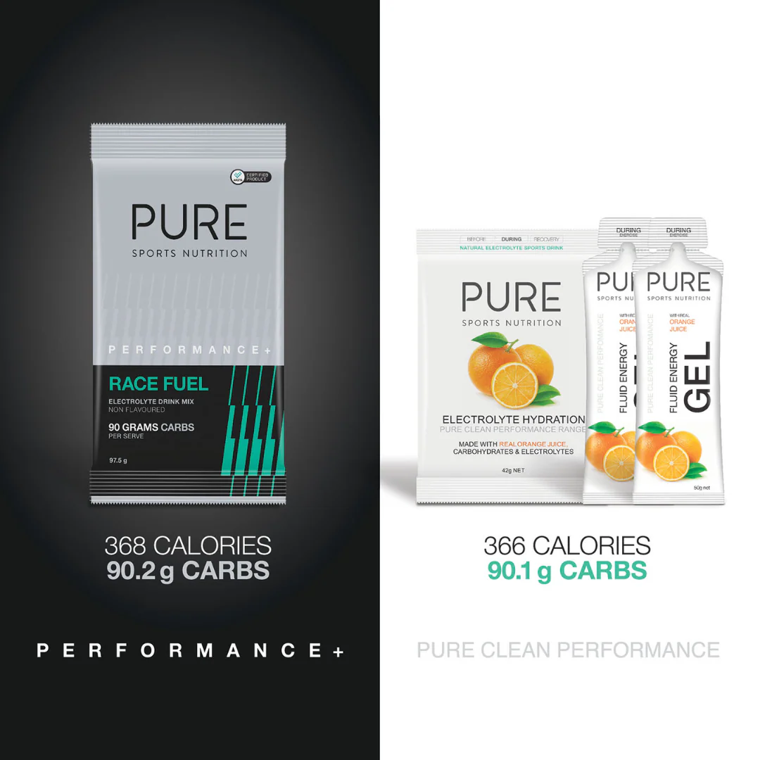 PURE Sports Nutrition - Performance+ Race Fuel Drink Mix Sachet - Unflavoured - Image 4