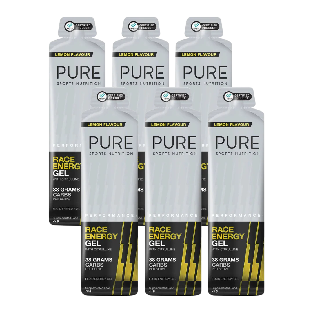 PURE Sports Nutrition - Race Energy Gels - Lemon - Image 2