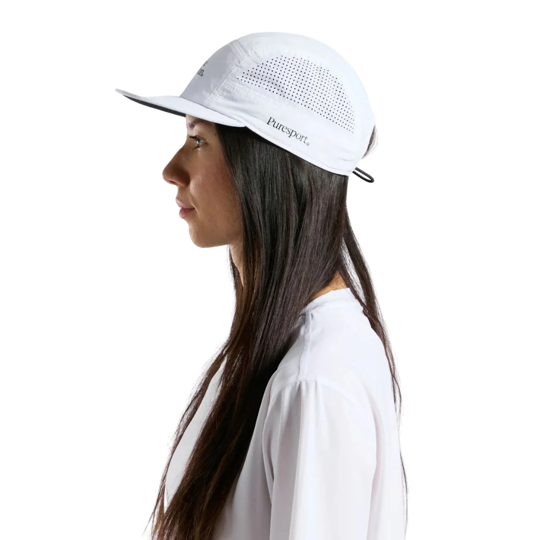 Puresport - For The Long Run Perforated Running Cap - White - Image 6
