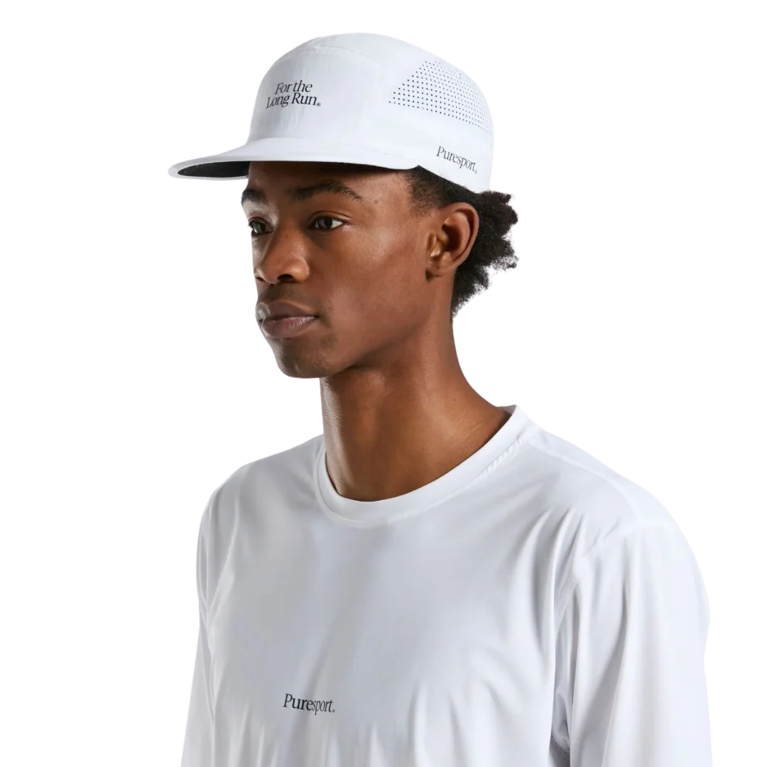 Puresport - For The Long Run Perforated Running Cap - White - Image 7