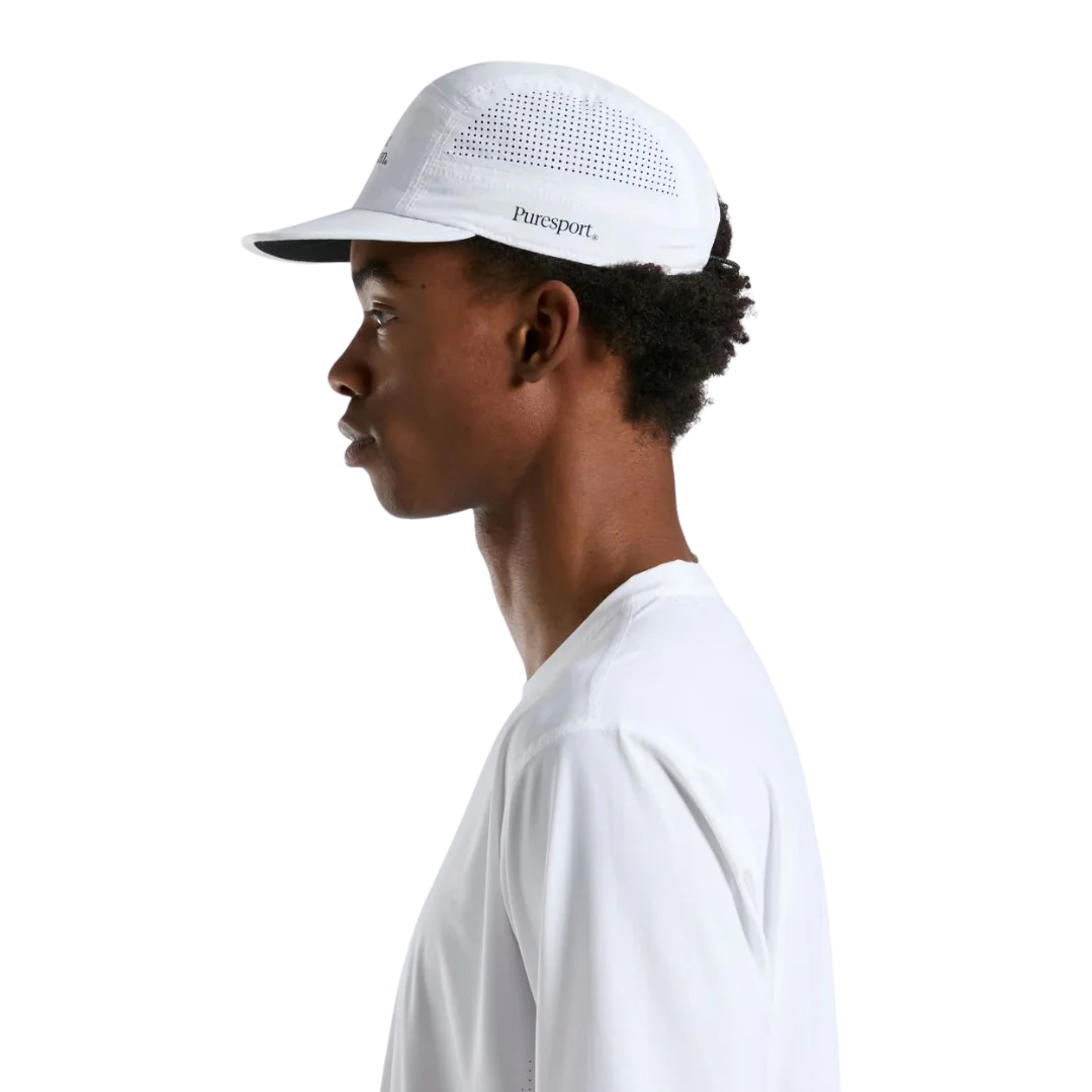 Puresport - For The Long Run Perforated Running Cap - White - Image 8