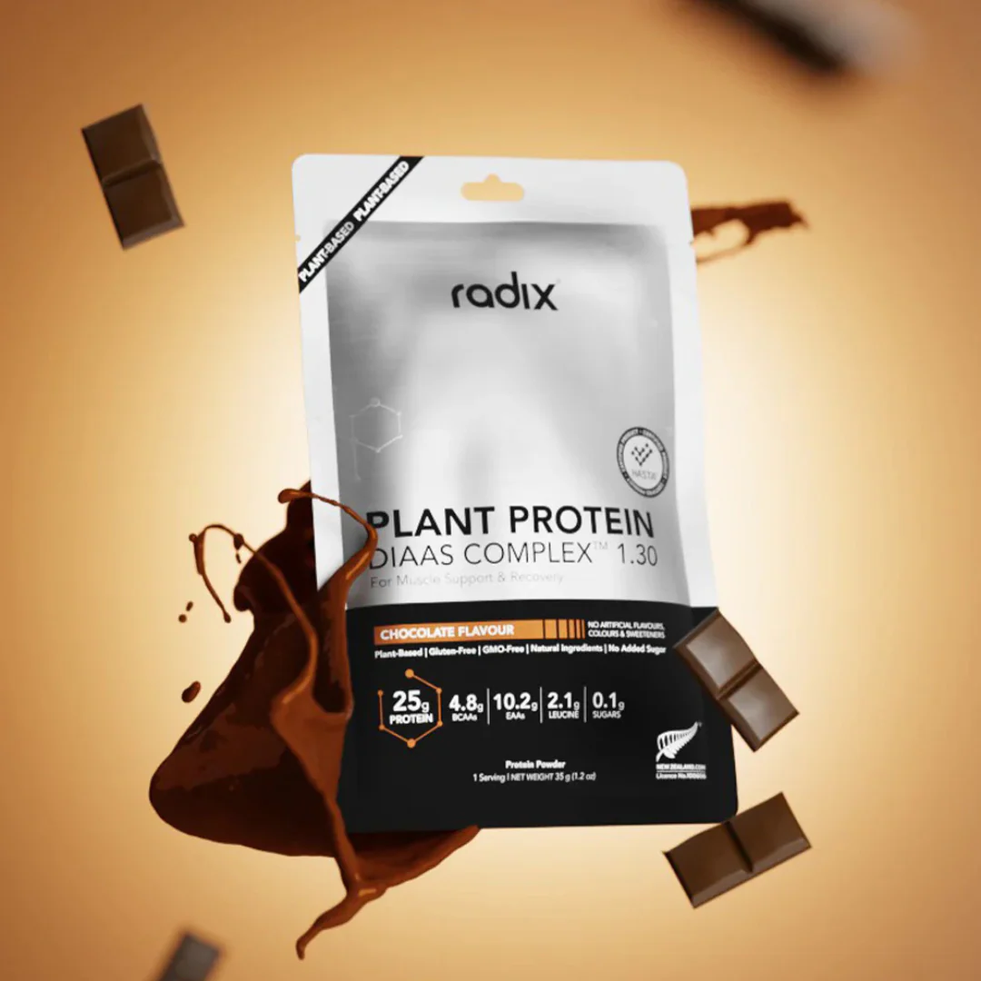 Radix Nutrition - Plant Protein DIAAS Complex™ 1.30 Sachet - Chocolate (35g) - Image 2