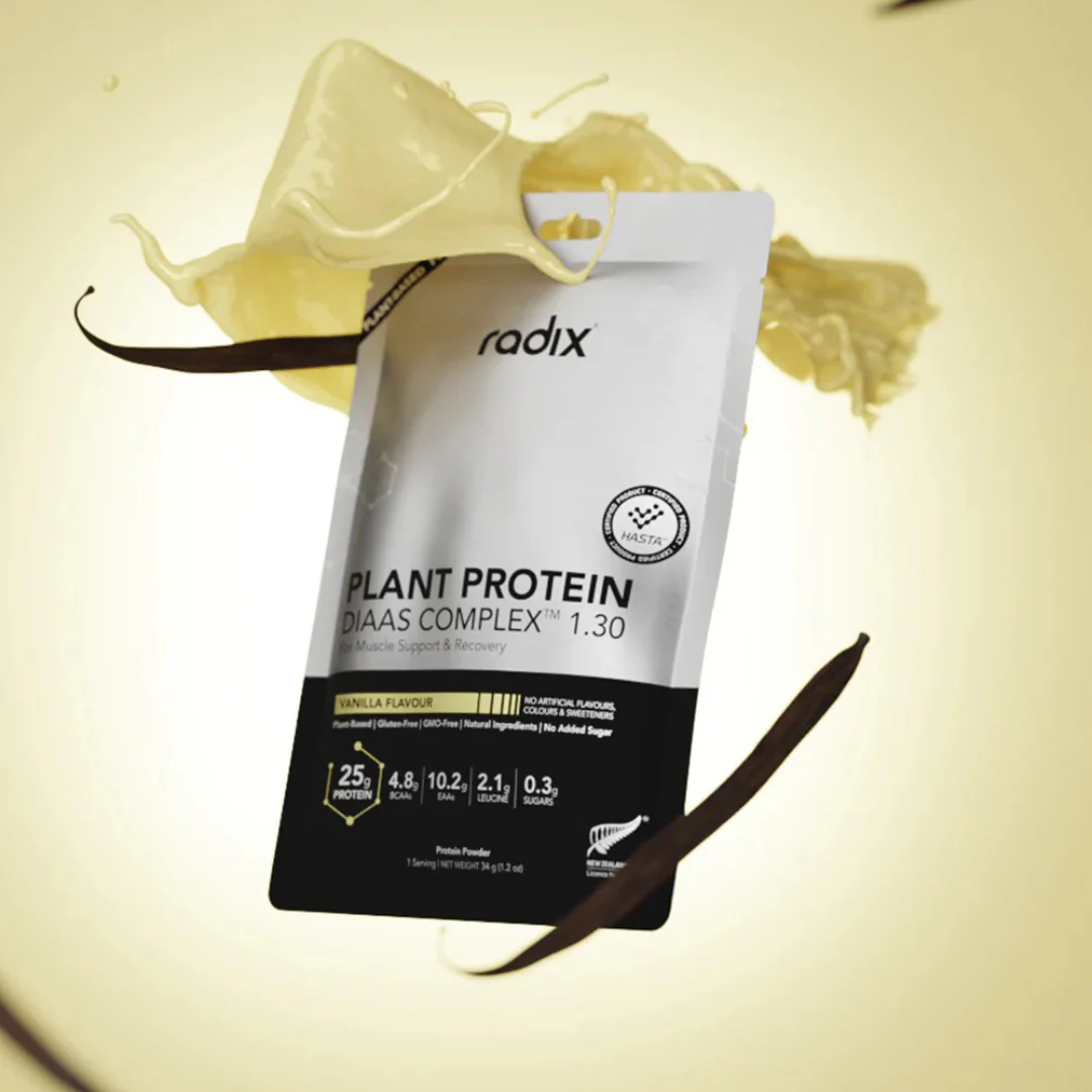 Radix Nutrition - Plant Protein DIAAS Complex™ 1.30 Sachet - Vanilla (34g) - Image 2