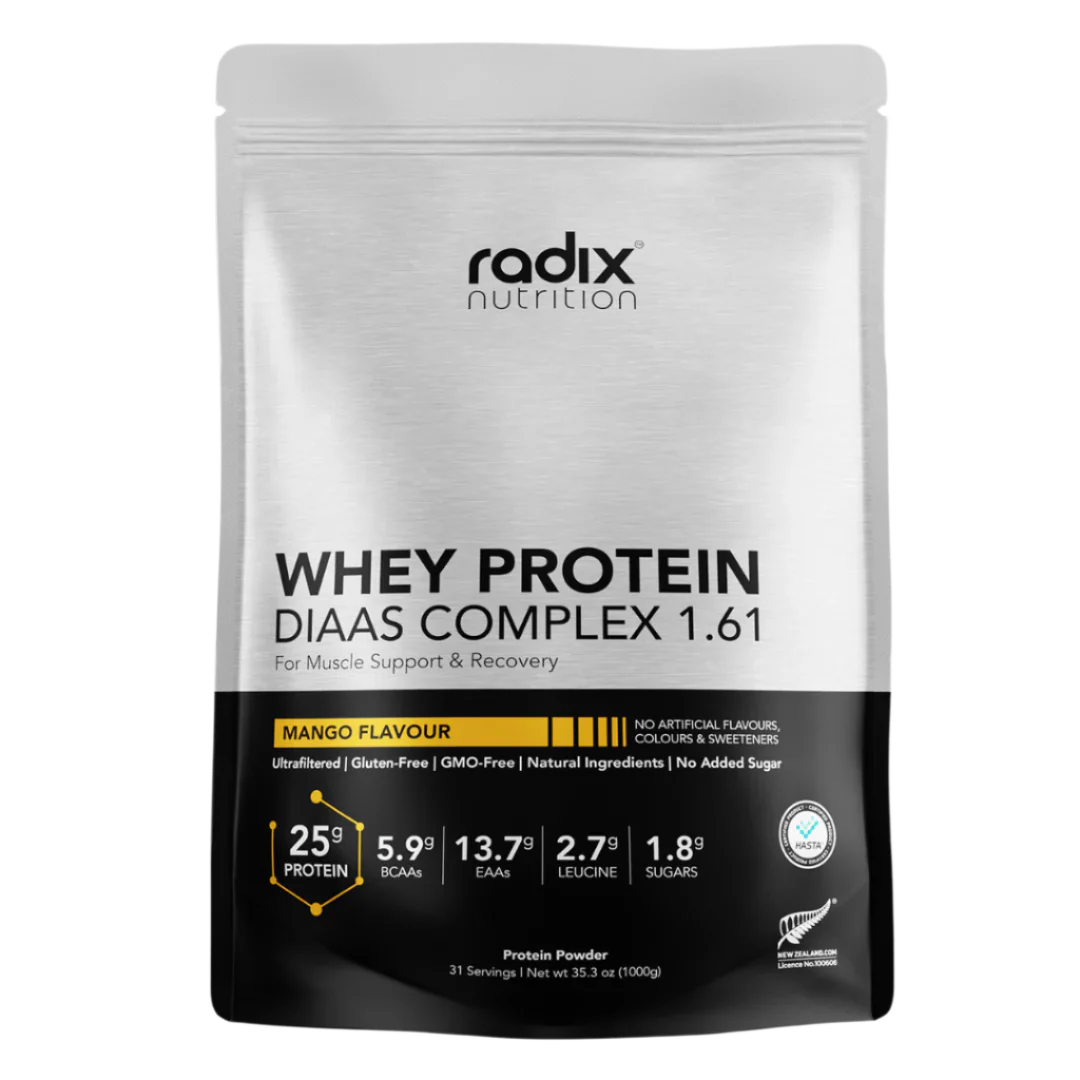 Radix Nutrition - Whey Protein DIAAS Complex™ 1.61 Bag - Mango (1kg)