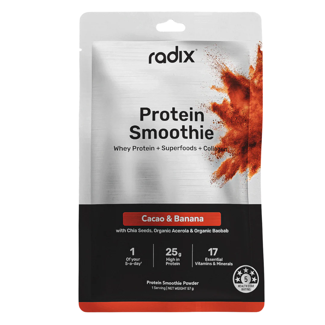 Radix Nutrition - Whey Protein Smoothie Sachet - Cacao & Banana