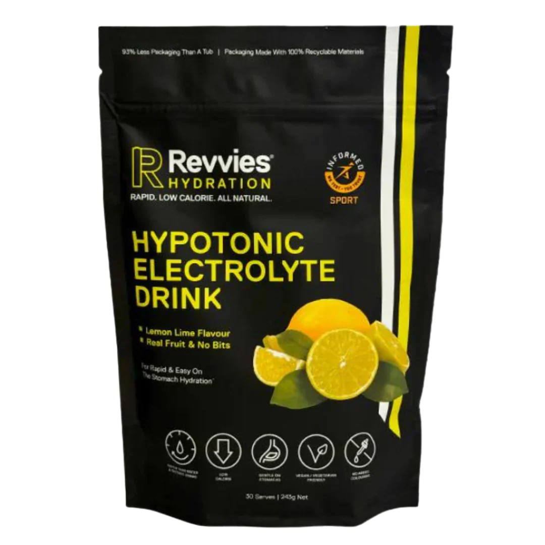 Revvies Hydration - Hypotonic Electrolyte Drink - Lemon Lime