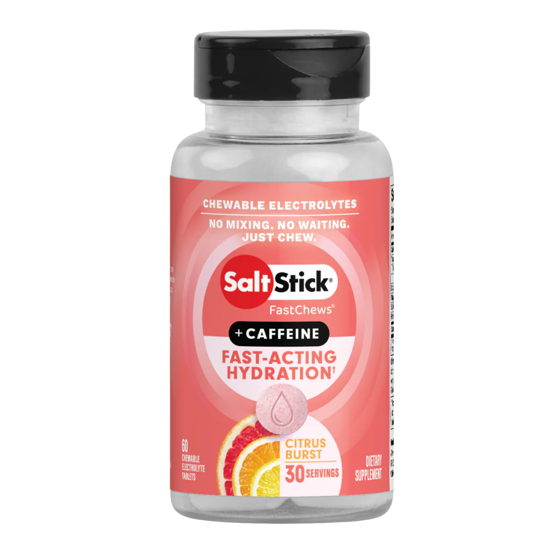 SaltStick - Electrolyte FastChews + Caffeine - Citrus Burst