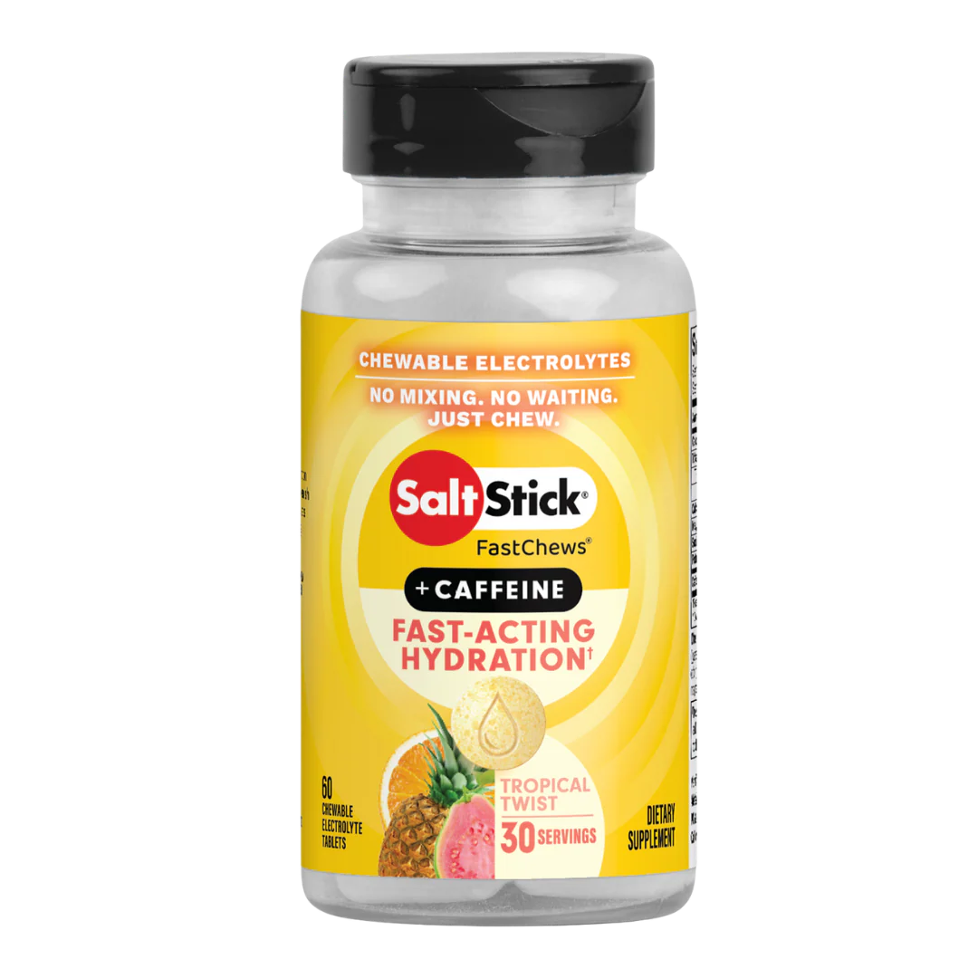 SaltStick - Electrolyte FastChews + Caffeine - Tropical Twist