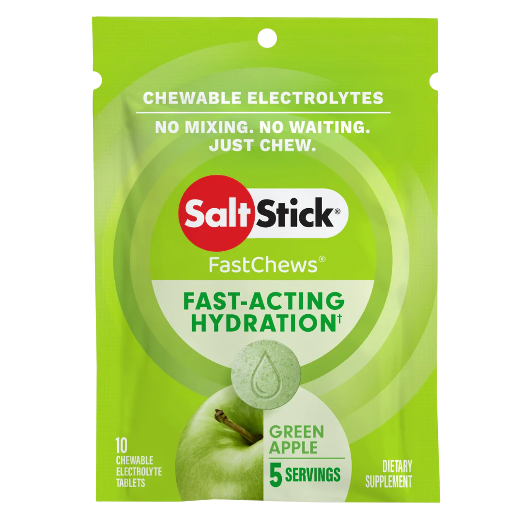 SaltStick - Electrolyte FastChews Sachet - Green Apple
