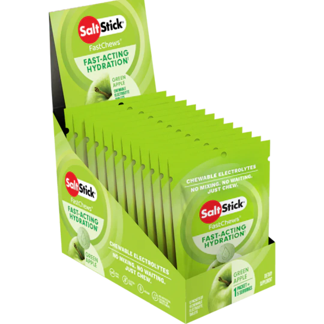 SaltStick - Electrolyte FastChews Sachet - Green Apple - Image 3